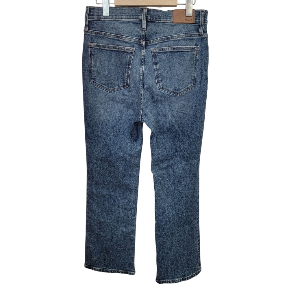Madewell Cali Demi-Boot Jeans in Glenside Wash Blue Denim Women’s Size 28 - Picture 7 of 17